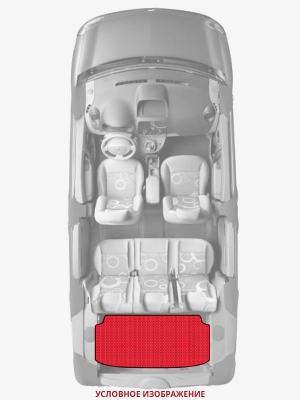 ЭВА коврики «Queen Lux» багажник для Mitsubishi Chariot